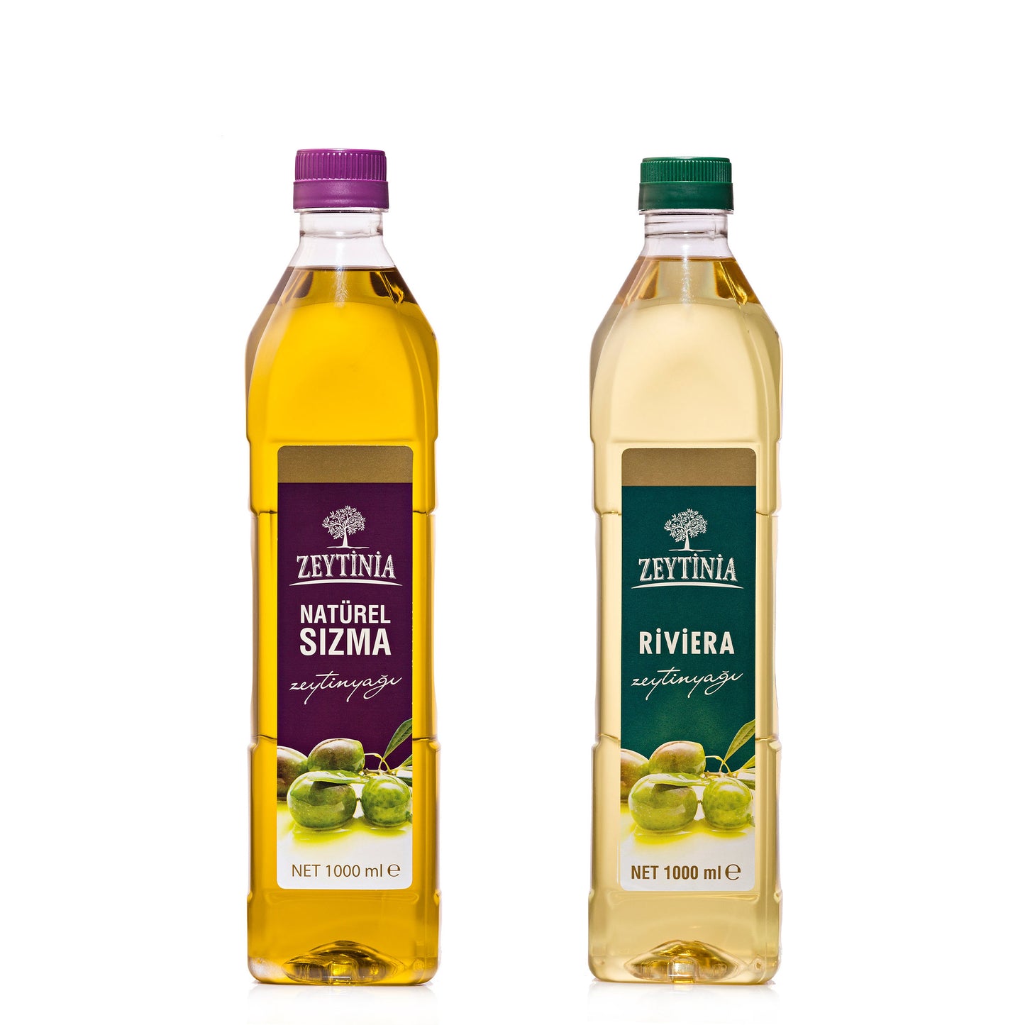 Zeytinia 1L Naturel Sızma + 1L Riviera Zeytinyağı Paketi