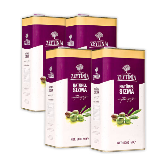Zeytinia 4 x 5L Naturel Sızma Zeytinyağı Paketi