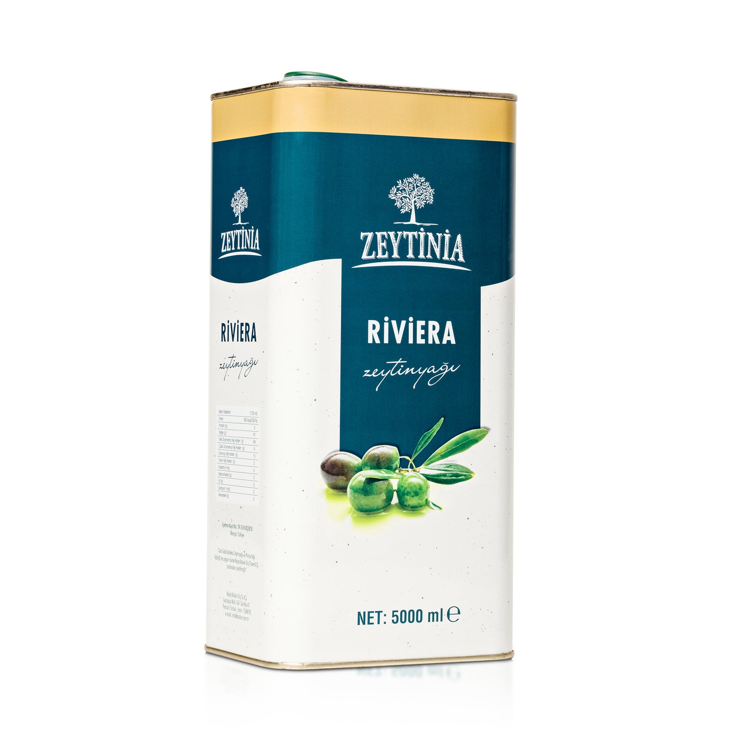 Zeytinia 5L Riviera Zeytinyağı